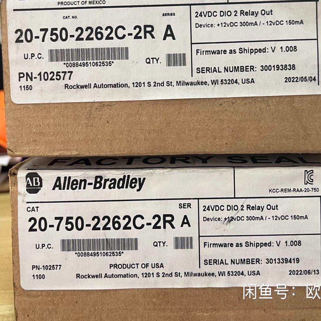 【议价】全新原装20-750-2262C-2R实物拍摄