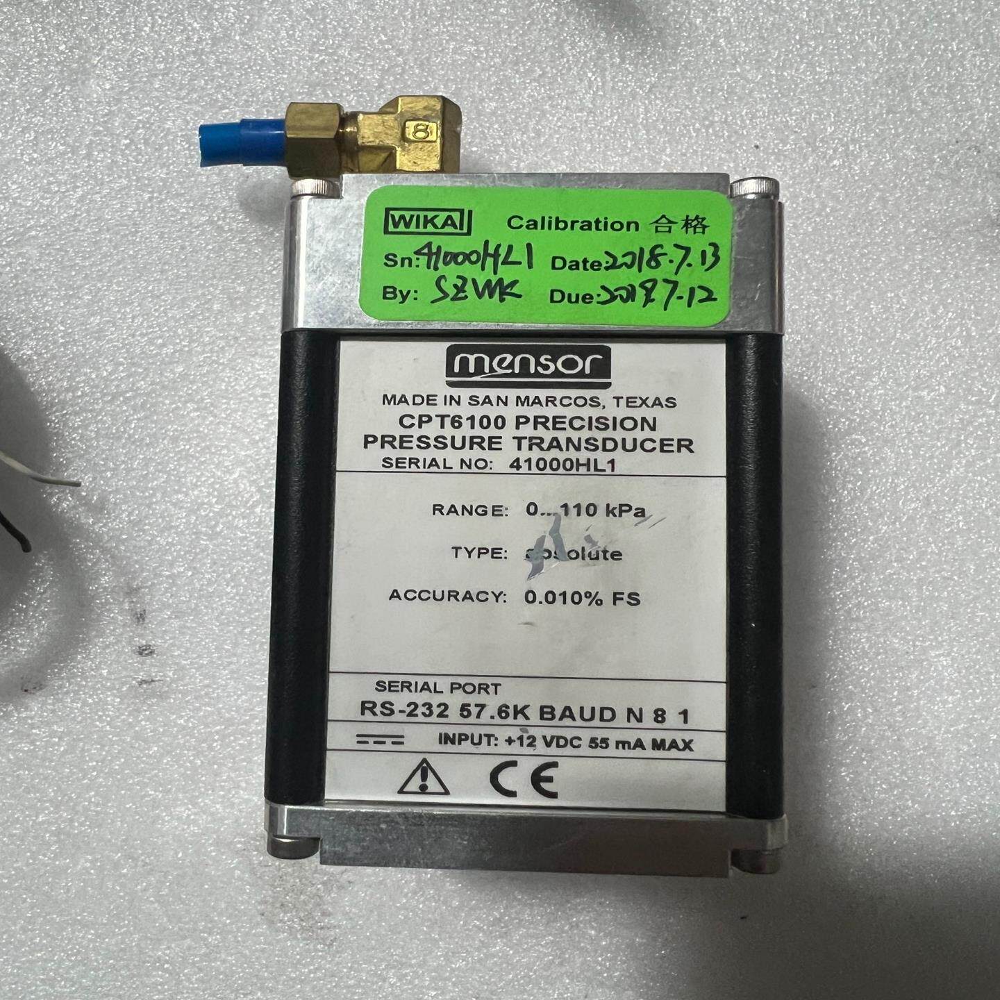 【议价】mensor德国威卡CPT6100高精数字压力变送器