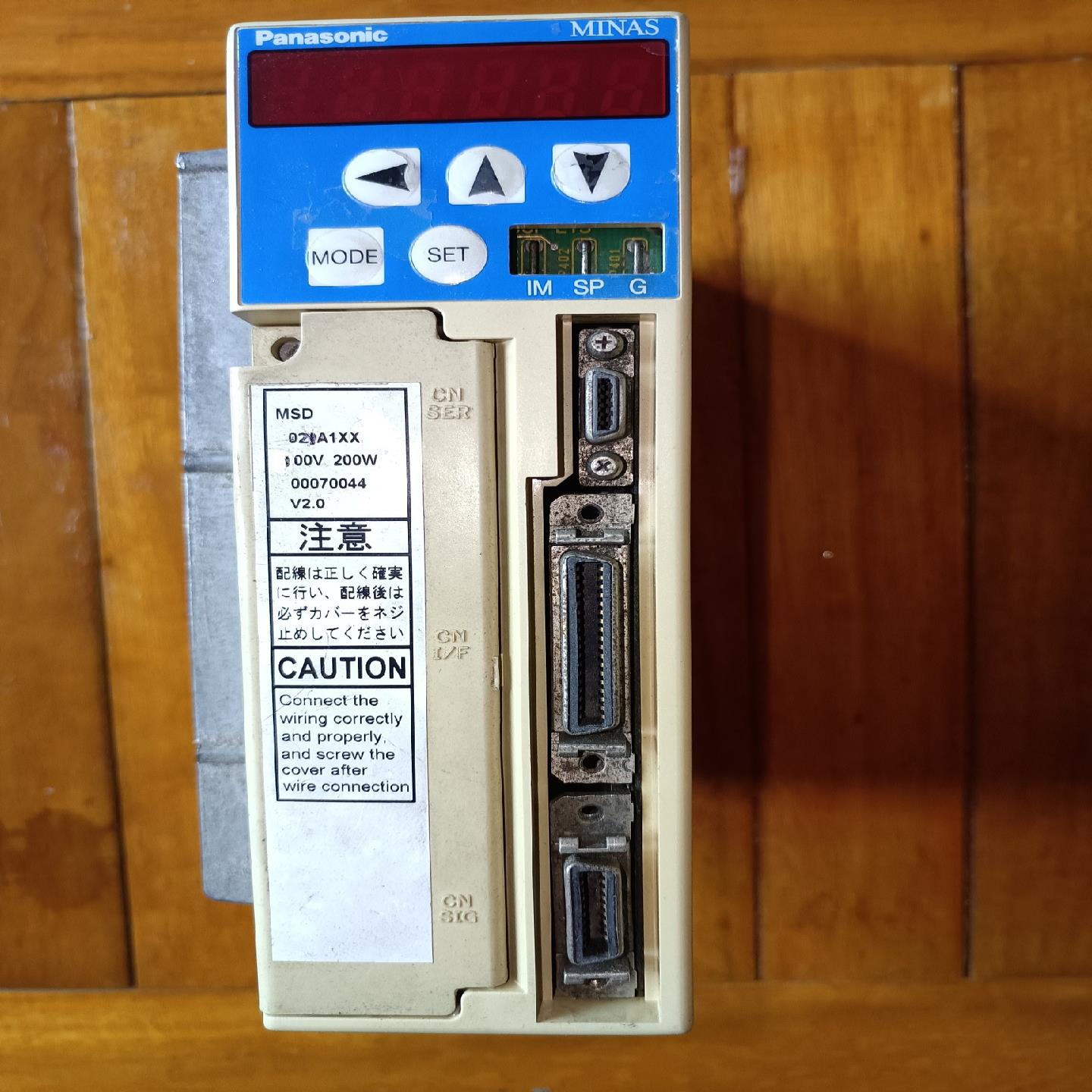 [议价]msd021a1xx松下100ⅴ200w伺服驱动器msd01