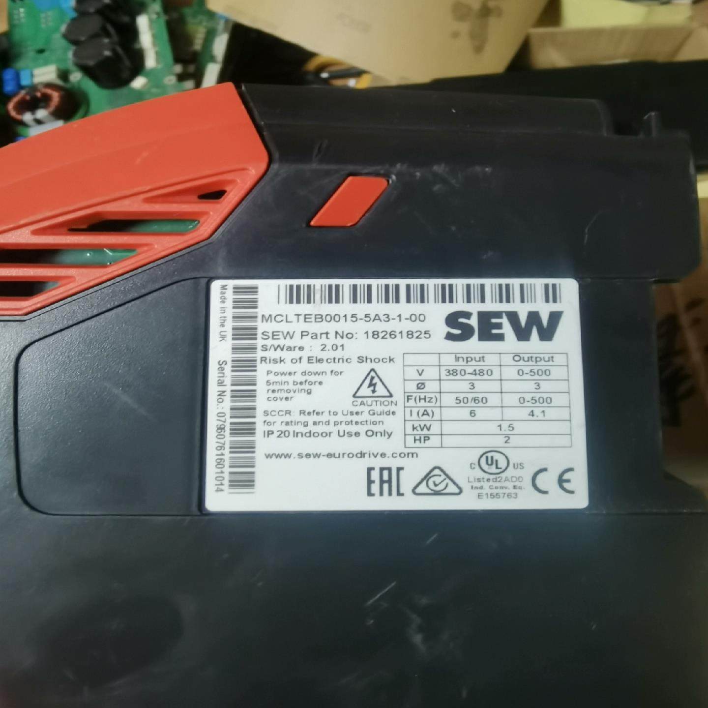 【议价】SEW变频器MCLTEB0015-5A3-1-00全新原装议