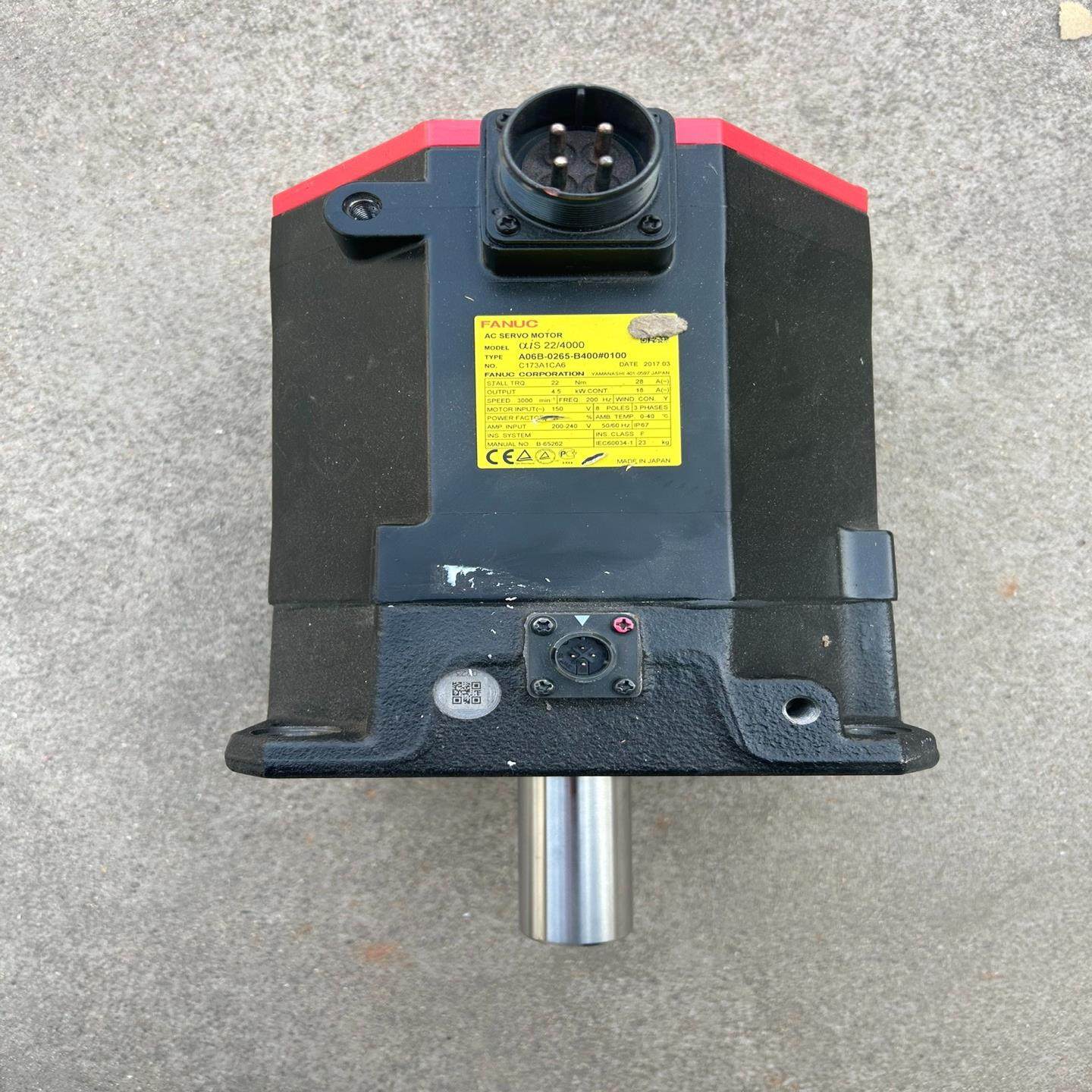 【议价】A06b-0265-B400发那科伺服电机带抱闸2017年