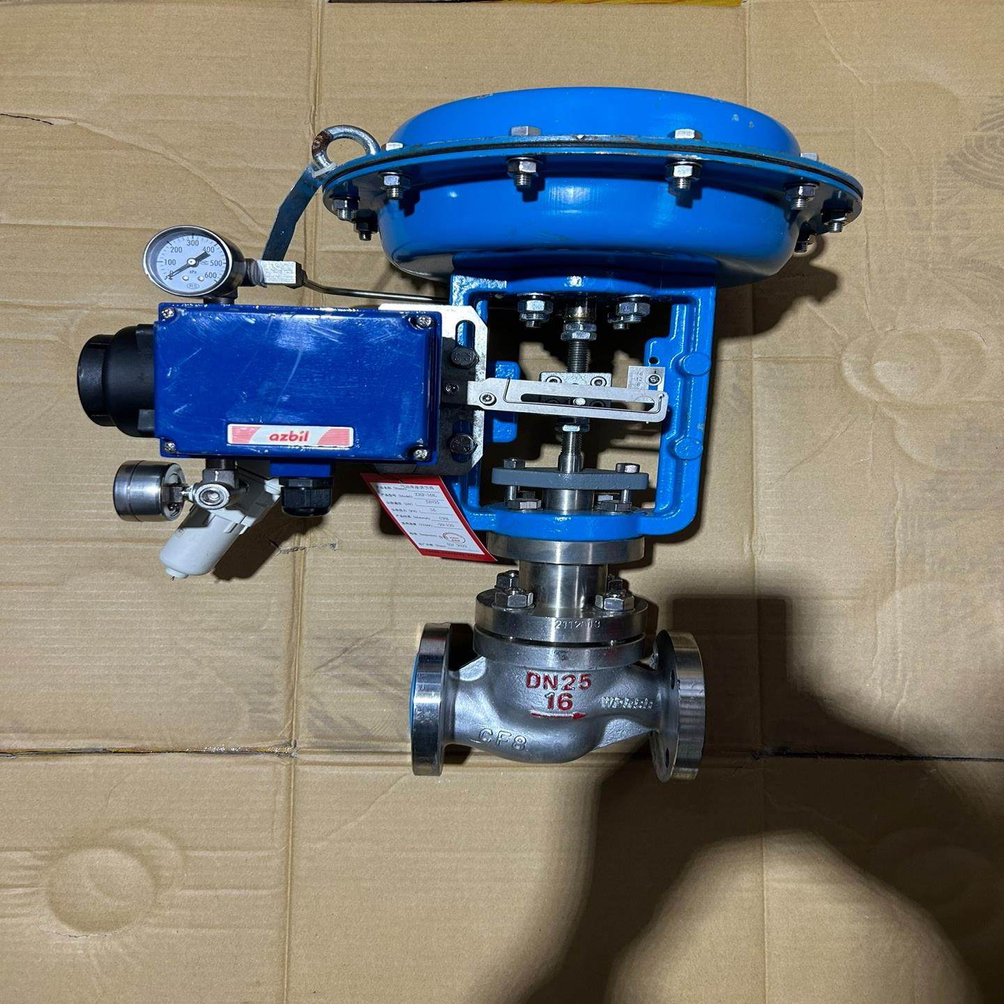 【议价】一台全新无包装气动薄膜单座调节阀