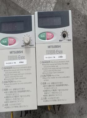 【议价】拆机FR-E520三菱变频器220V04KW075K
