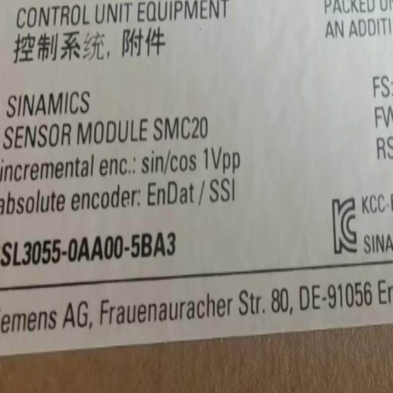 【议价】西门子面板6SL3055-0AA00-5BA3