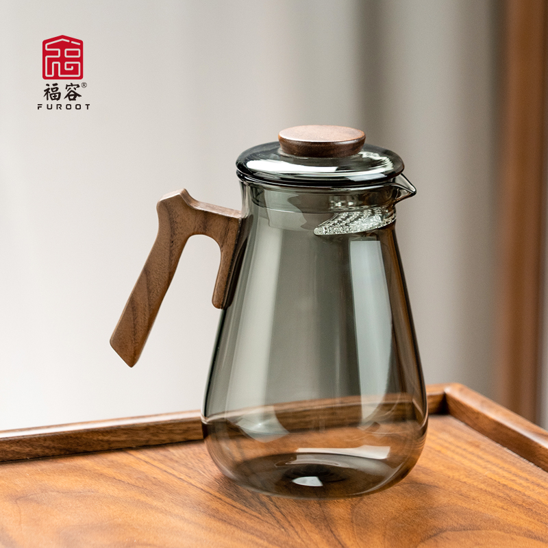 福容月牙茶漏大容量耐高温煮茶壶
