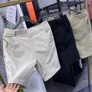 新款 高级感休闲运动五分裤 男士 潮流百搭简约轻薄休闲短裤 时尚 夏季