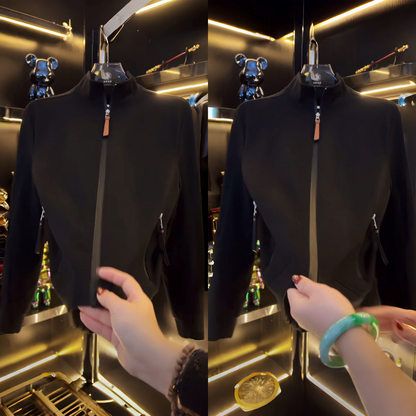 轻奢气质高级感加绒拉链夹克冬季上新男士时尚潮流百搭老钱风外套