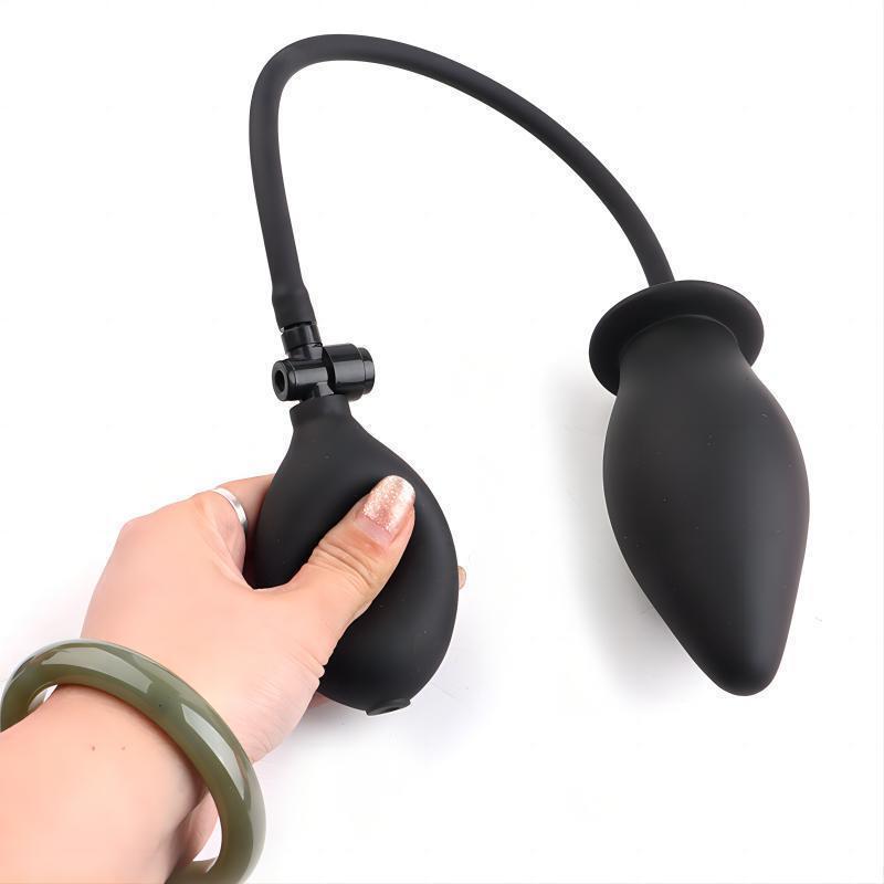 Inflatable Anal Plug Expandable Dildo Pump Butt Plug Anal Di