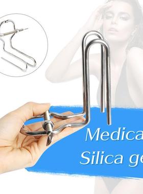 Hot ! Anal Toys Pussy Spreader Foldable Labia Clamps G-spot