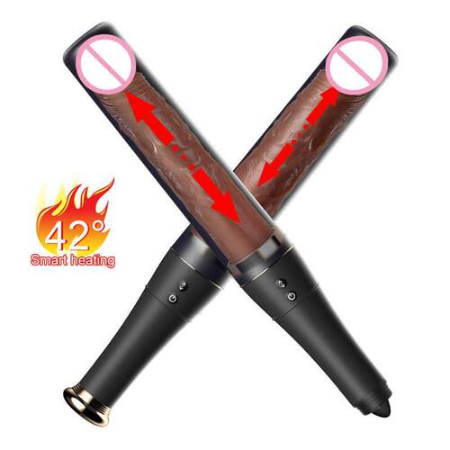 Automatic Thrusting Realistic Dildo Vibrator For Women Men C