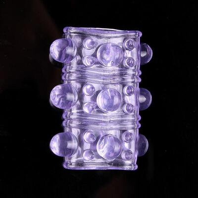 1PC Male Silicone Penis Sleeve Cock Ring Men Adult Sex Produ