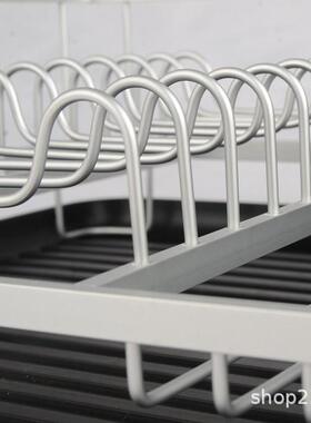 热R0002销纳厨房用制沥水架收架铝带塑料碟盘碗架