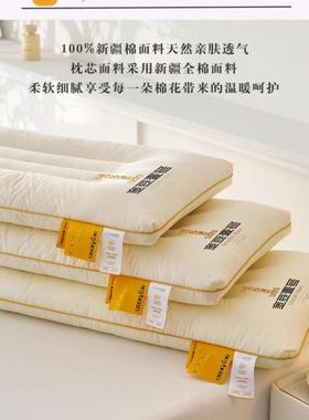 全棉FSN颈枕助护睡眠枕芯子双人枕头亲情侣枕长枕芯纯棉大枕豆纤