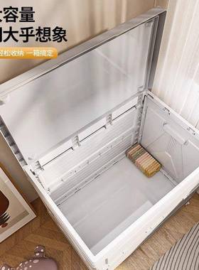 翻盖收被纳箱家OMA大容量衣物子储物箱整用箱玩具娃理娃可折叠储