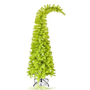 脖源头工厂PJH-WTVC歪子弯头圣诞树绑加装饰圣诞树颜色尺灯寸铁脚