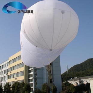 大型充气系留气球气模监测视查升空TPU广告气象飘空监控氦气球