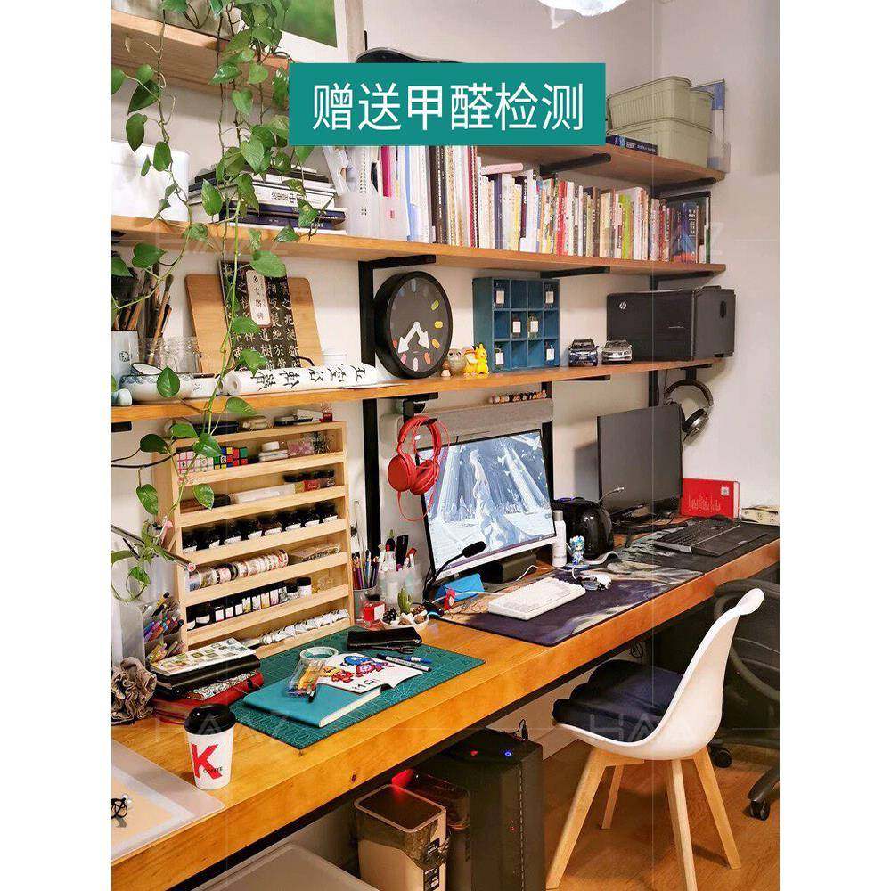 美式loft书办公房室家具HYZ-8025套架装实家木工作台电脑书桌书组,住宅家具,电脑桌,淘宝优惠券,粉丝福利购,淘宝优惠卷