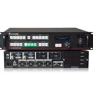 高清4k995音视频处理器家字全数彩led外大屏室内监厂控画面处理器