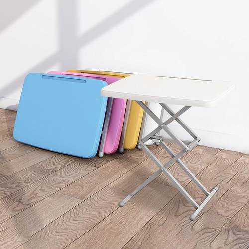 电脑可折叠桌安装移动升降儿童床边习写VME学字书免桌卧室小桌子