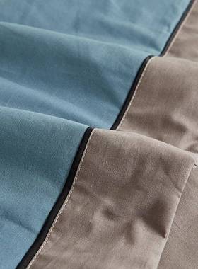 20x2新纯款A类全棉色双拼棉花夏被NDI被子被芯110150cm单夏被5雾