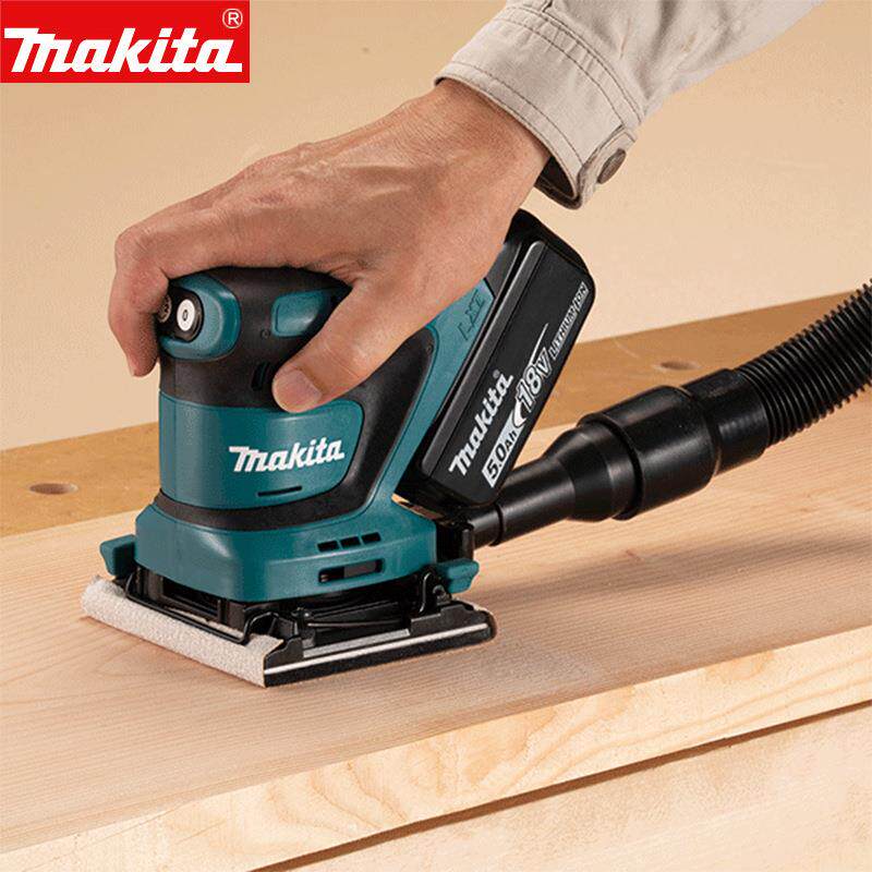 mkia牧田DBO480家tVXY用木工打磨木材a砂机光机电动砂纸机DBO180