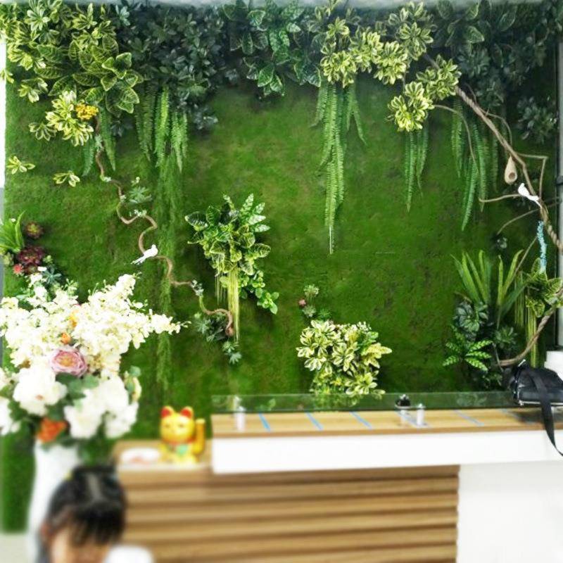 仿真苔景藓绿色假苔藓植草物墙青饰苔微景观盆仿真苔藓造景装草坪