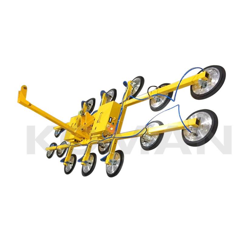 智能玻璃真空电动吸吊机可翻转旋转重载幕墙玻璃钢板搬运吸盘吊具