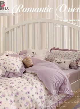 白色纯实木温莎床油风儿女孩公主现代童简约TIC1.5米1床.8米木奶