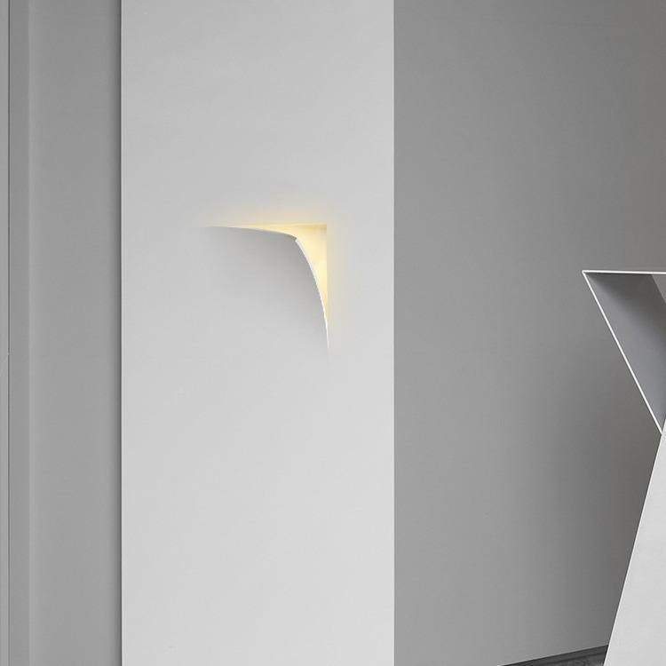 创意无主灯厅照明网红过道壁边灯走廊梯HFC楼客玄关嵌入式无框石