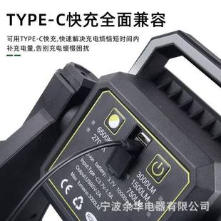 2025新款手提充电投光工灯户外防水套泛件led地光灯隧道灯野YH-A1