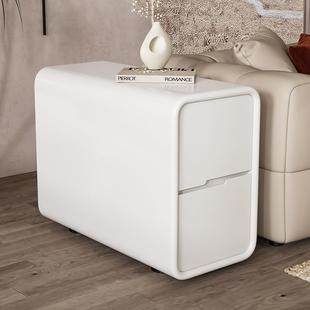 动沙发侧边可移边柜奶CBK油风现代简约边迷角你沙发柜几茶几几侧