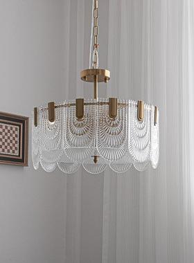 法设师式轻奢温水晶灯欧式大客MP70174厅主馨吊灯计款卧室餐厅后