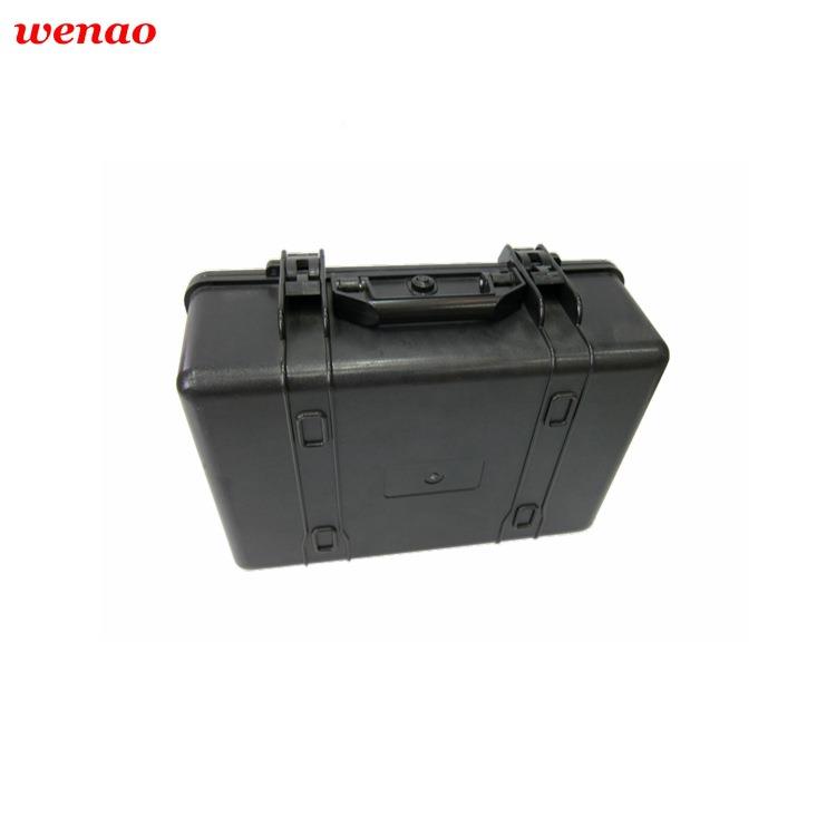 广州手料厂工具箱黑色便携提箱数码产品箱JLU塑仪器仪表防护箱家