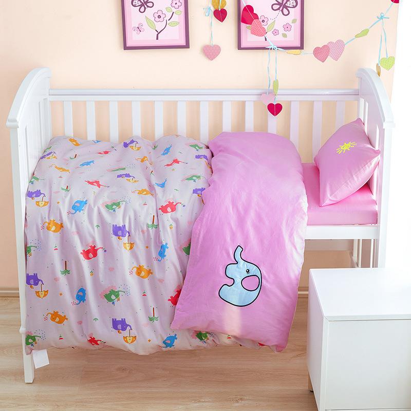 2025年ISK面绣花双幼儿园三件套儿童花三件套六件套单被绣套床被