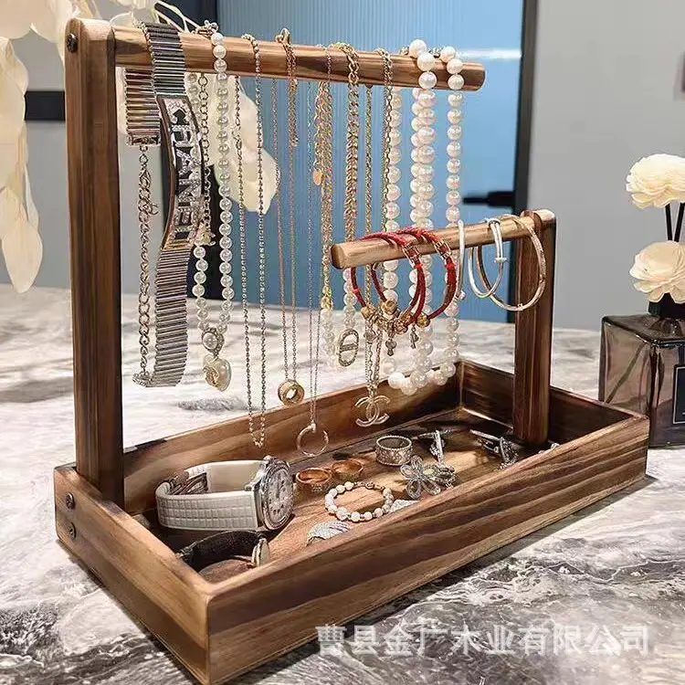实木手串手链展示架摆摊手镯架
