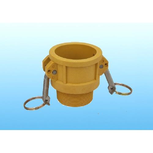 PA尼龙快速接头B型1/2寸3/4寸外螺纹凸轮锁紧扳把阴端母接头