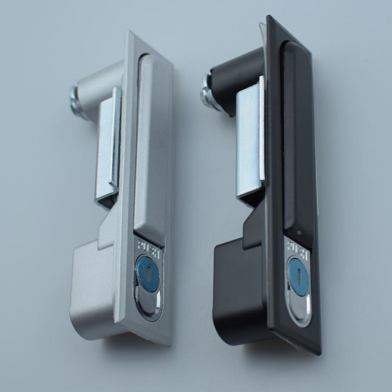 铝合金MS818电柜锁配电柜门锁控制柜开关柜门锁MS490机柜门平面锁