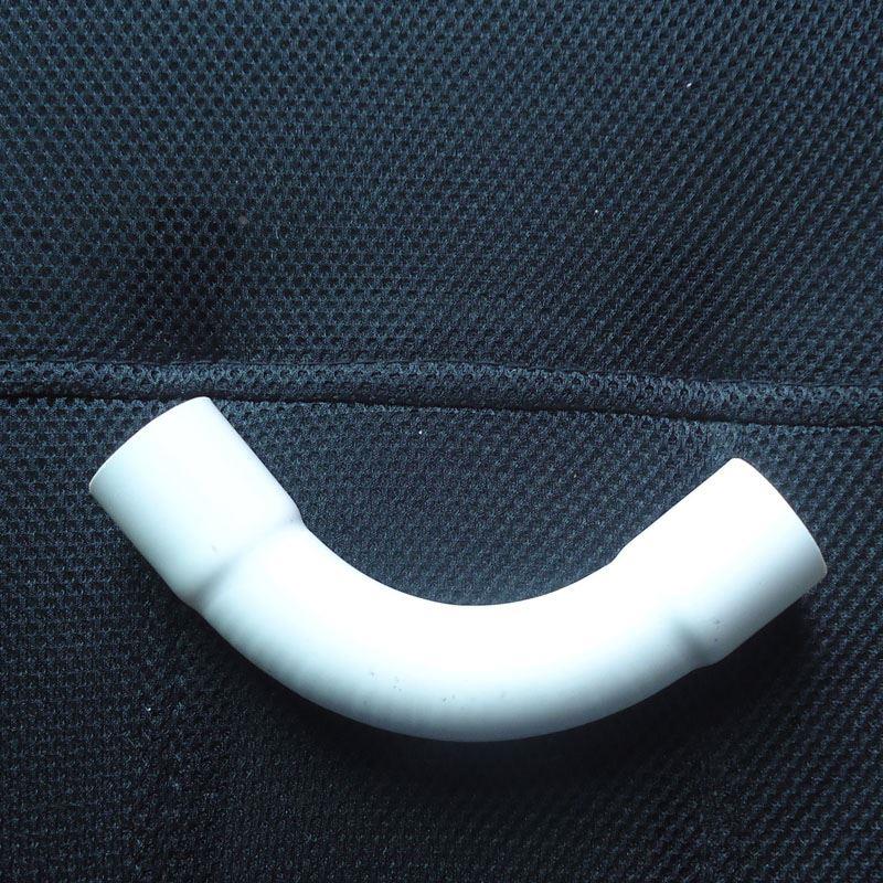 PVC大月弯水管 给水大月弯 塑料大弯头 UPVC管件25mm 32 40小弯管