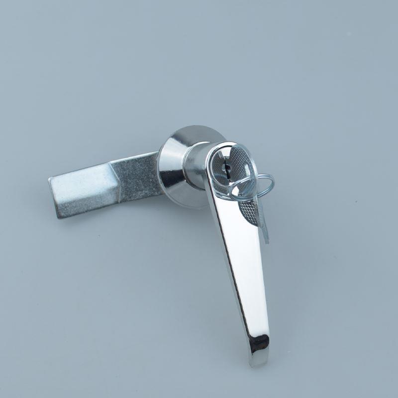 MS301配电柜门锁 MS301按钮把手锁配电箱门锁铝合金柜锁门锁