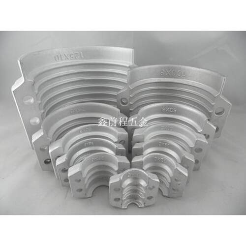 DIN2817/EN14420-3软管抱箍盾构机两半扣泡塑机管箍拉瓦安全管夹