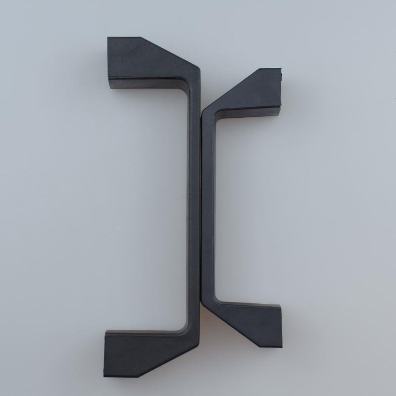 海坦LS522-1-2-3方形拉手ABS加厚尼龙PA6机床柜门把手孔距123 150