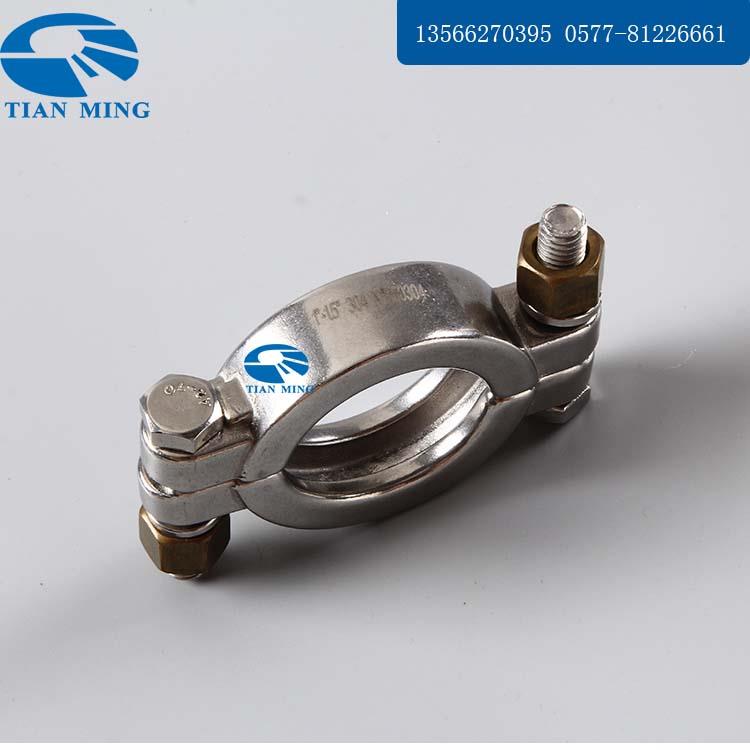 316高压卡箍重型强力抱箍快速管卡管夹不锈钢快装精铸25.4Φ305