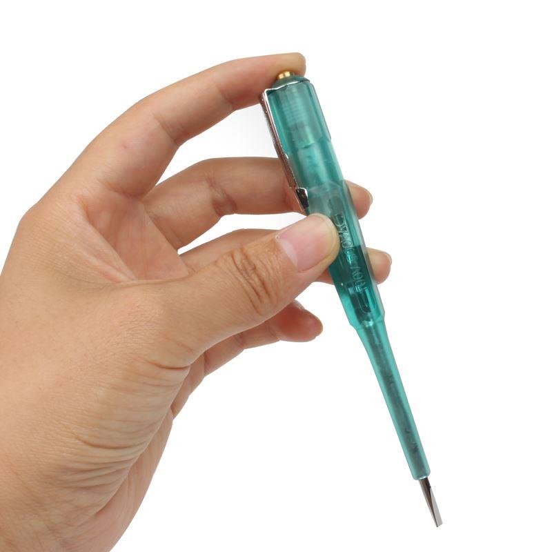 日本福冈工具 电笔500V测电笔电工用长寿命一字螺丝刀家用进口釰