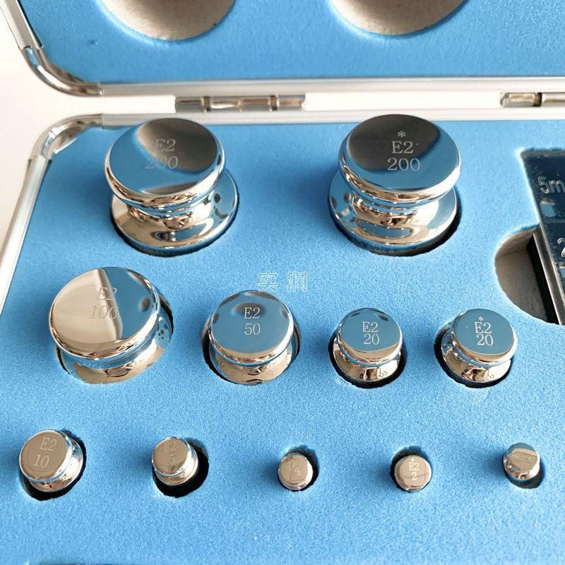 上海实润实验室e2级天平砝码 E2等级1mg-200g砝码 100克至1毫克砝