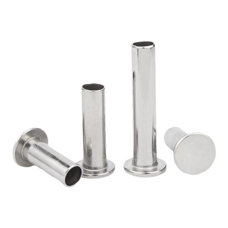 GB875不锈钢304扁平头半空芯铆钉扁平头半空心铆钉M2M3M4M5M6M8