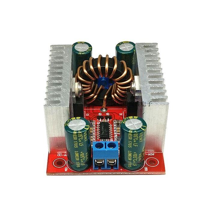 400W15A恒流升压模块DC直流12v24v转36v48V 变换器可调电源变压器