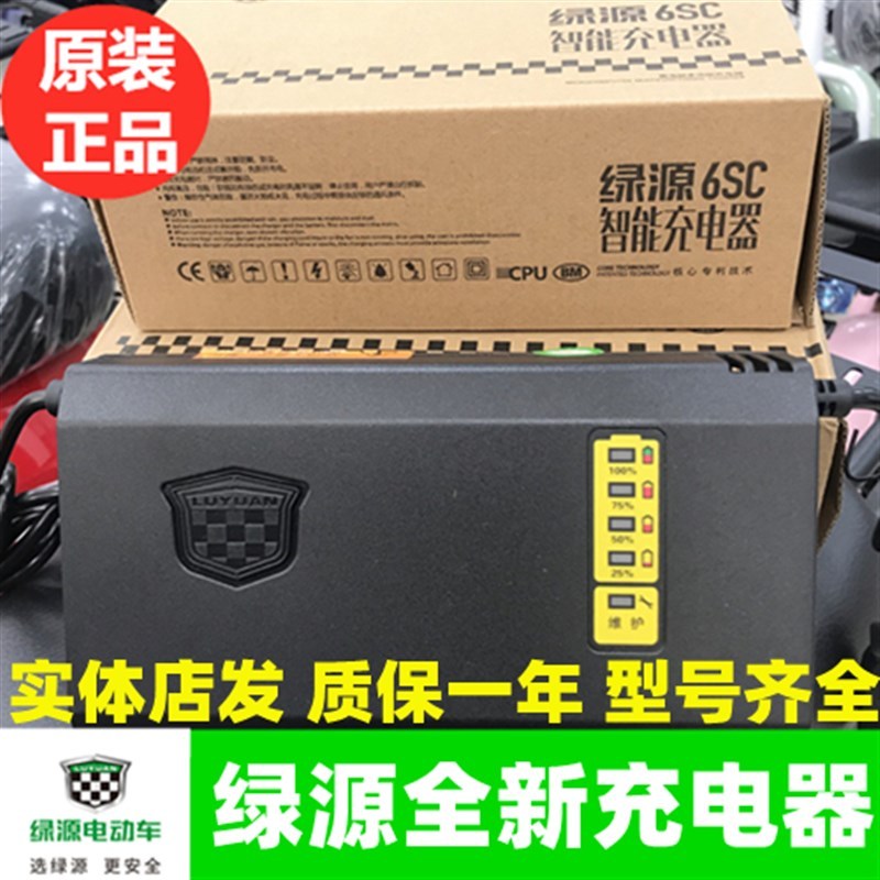 绿源电动车电瓶车充电器48V60V72V12/20AH-20E30E-T2T4T原装配件