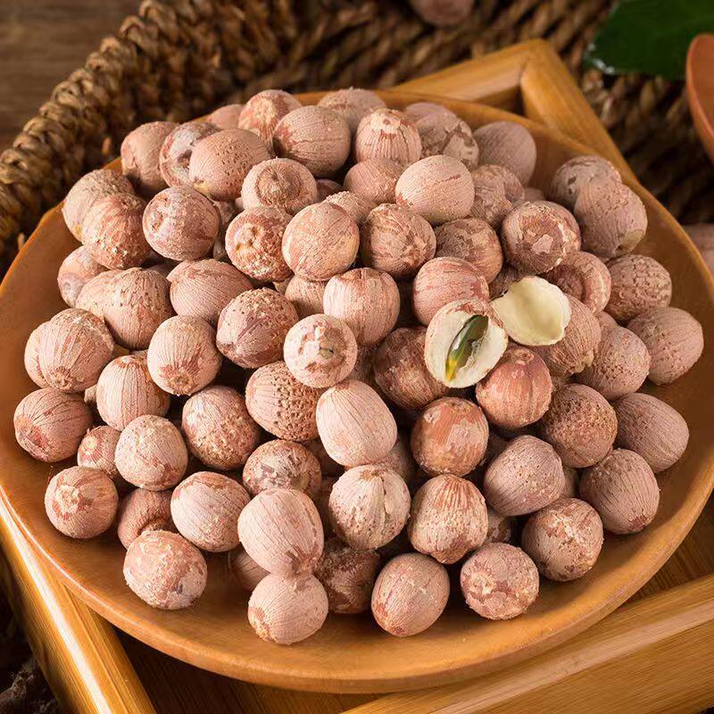 正宗莲子带芯红莲子带皮红莲子结婚用净重非特级红皮莲子无芯碎片