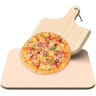 电烤炉披萨烤盘烧烤石板面包烤盘3830烤板 方形堇青石披萨烤板