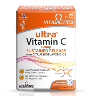 vitabiotics维生素C片美白淡斑正品成人VC增强免疫维他命c无糖片